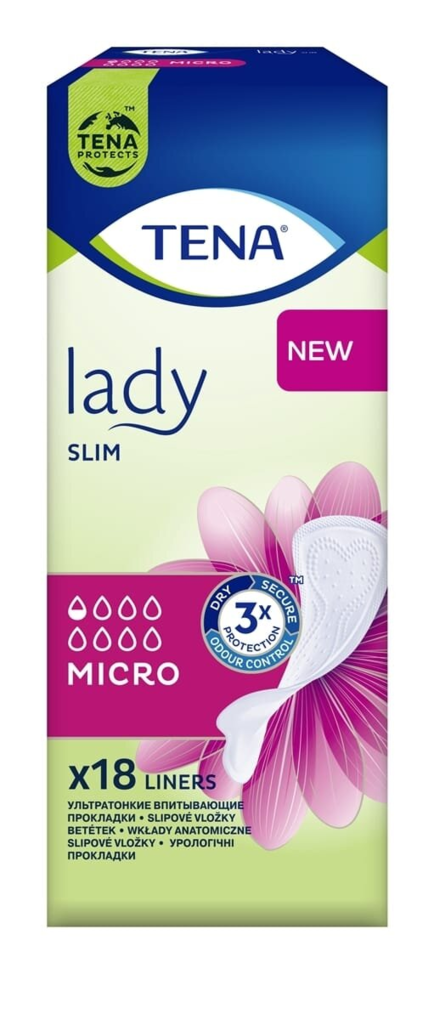 Прокладки урологічні Tena Lady Slim Micro, 18 штук