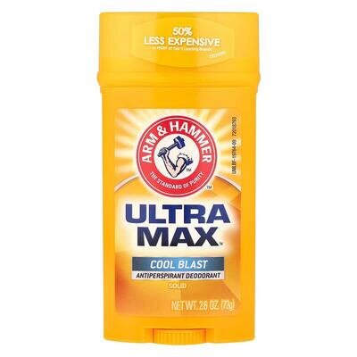 Дезодорант-антиперспірант Arm & Hammer Ultra Max Cool blast для чоловіків, 73 г