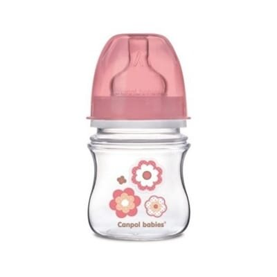 Пляшечка антиколікова Canpol Babies EasyStart Newborn baby 35/216_pin з широким отвором , 120 мл