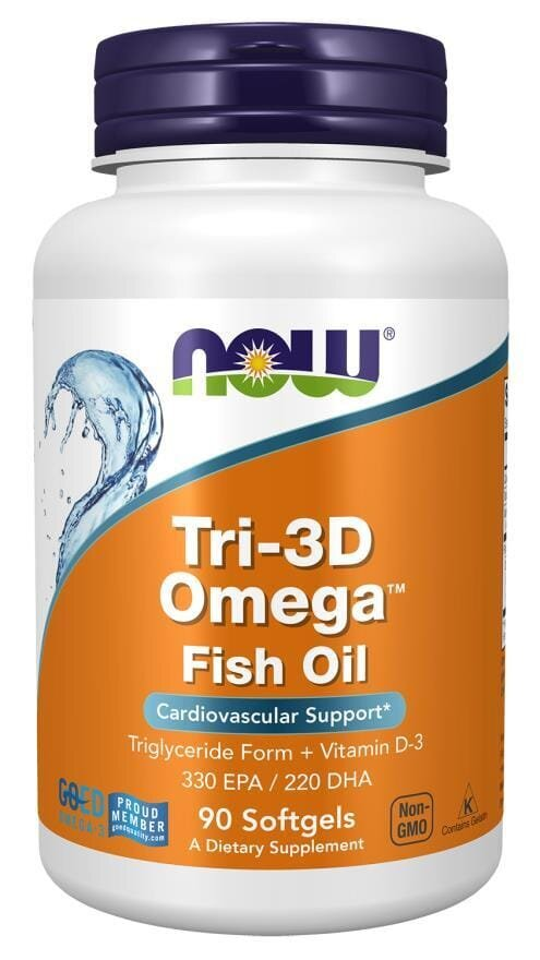 Омега Три-3Д NOW Tri-3D Omega м'які капсули №90