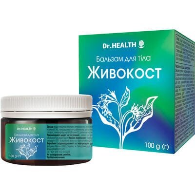 Живокост Doctor Health бальзам для тіла по 100 г у конт.
