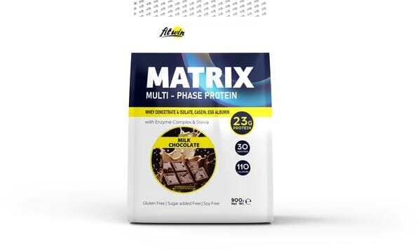 Протеїн комплексний FitWin Matrix Multi-Phase Protein молочний шоколад, 900 г