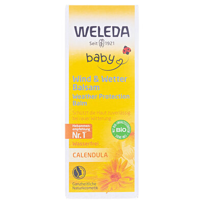 Бальзам дитячий Weleda Baby Calendula Календула захист від вітру та холоду, 30 мл