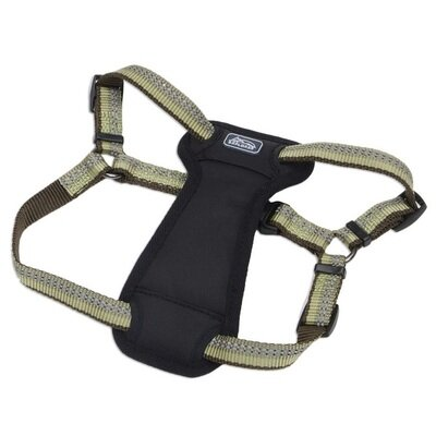 Шлея для собак Coastal K9 Explorer Harness 36945_FRN30, світловідбивна з нагрудником, колір папороть, 11,3-22,6 кг
