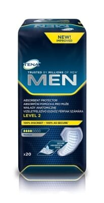 Прокладки урологічні для чоловіків Tena Men (Medium Level 2), 20 штук
