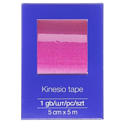 Кінезіо тейп Nordeplast 5 см х 5 м, рожевий