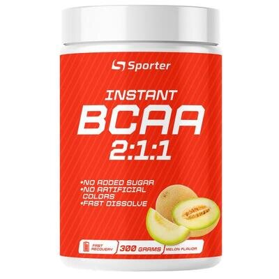 Амінокислоти Sporter BCAA 2:1:1 Instant, смак диня, 300 г