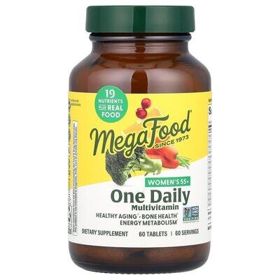 Мультивітаміни для жінок 55+ MegaFood Women Over 55 One Daily, 60 таблеток