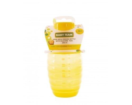 Пляшка для годування Baby Team 1002 з широким горлом, 250 мл