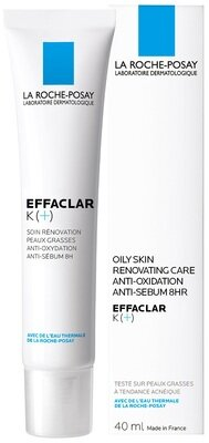Засіб для обличчя La Roche-Posay Effaclar К+ відновлюючий для догляду за комбінованою та жирною шкірою, 40 мл
