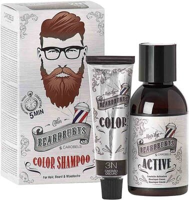 Набір для фарбування Beardburys 3N темно-коричневий для волосся, бороди і вусів, 30мл/45мл
