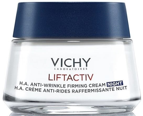Крем для обличчя Vichy Liftactiv H.A. нічний розгладжуючий з гіалуроновою кислотою для корекції зморшок, 50 мл
