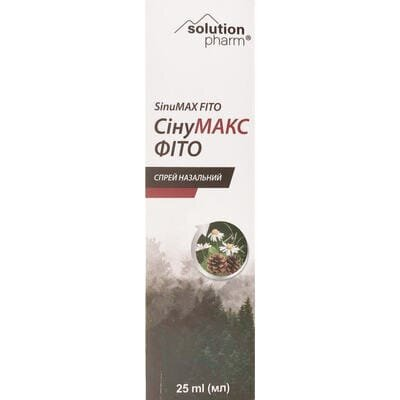 Сінумакс Фіто Solution Pharm спрей назальний по 25 мл у флак.