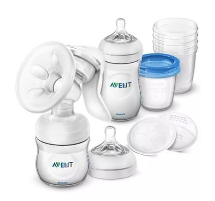 Молоковідсмоктувач Philips Avent Natural SCD221/00 ручний з набором для зберігання молока