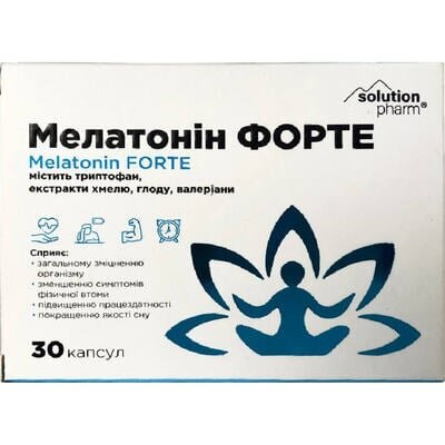 Мелатонін Форте Solution Pharm капсули №30