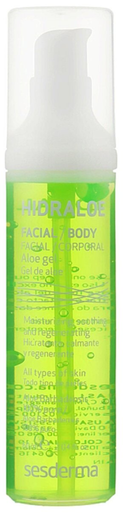 Гель-алое для обличчя і тіла Sesderma Hidraloe для відновлення шкіри заспокійливий, 60 мл