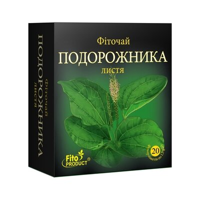 Фіточай Фітопродукт №44 Подорожника листя по 1,5 г №20 в філ.-пак.