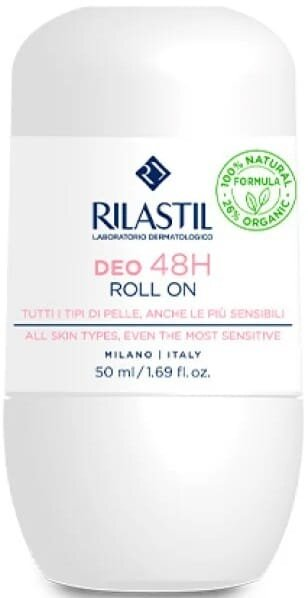 Дезодорант-антиперспірант кульковий Rilastil 48h, 50 мл