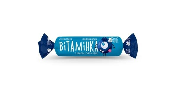Аскорбінова кислота Вітамінка Круть-Фруть таблетки зі смак. чорниці №10