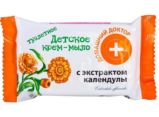 Крем-мило дитяче Домашній Доктор, календула, 70 г