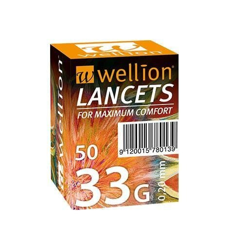 Ланцети Wellion 33G, 50 штук