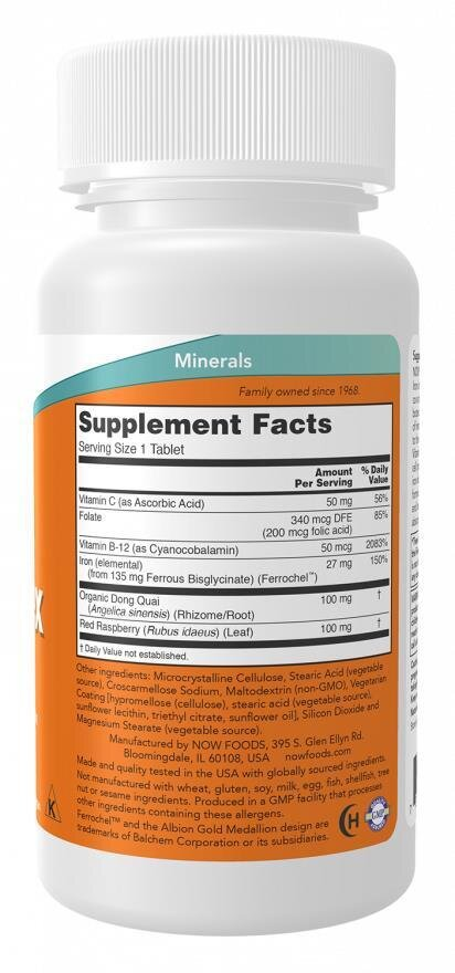 Заліза комплекс NOW Iron Complex таблетки №100