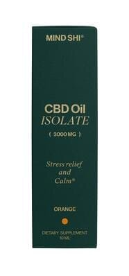 Олія CBD (Канабідіол) Mind Shi Ізолят 3000 мг Апельсин, 10 мл