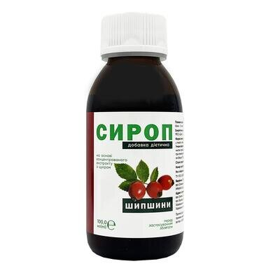 Шипшини К&Здоров'я сироп на основі концентрованого екстракту з цукром, 100 мл