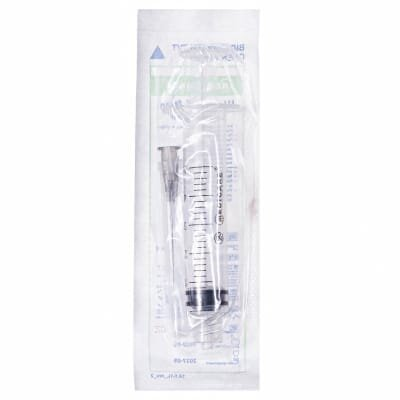 Шприц 5 мл Medicare Syringe 3-компонентний з голкою (0,7 мм х 38 мм), 1 штука