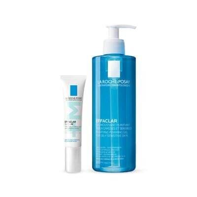 Набір La Roche-Posay Effaclar (Гель-мус для очищення жирної і проблемної шкіри, 400 мл + гель-крем Duo+M для проблемної шкіри, 15 мл)