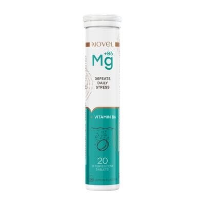 Вітаміни Novel Defeats Daily Stress Magnesium + B6 таблетки шипучі №20
