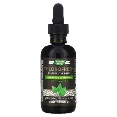 Хлорофіл рідкий Nature's Way Chlorofresh з ароматом м'яти, 59 мл