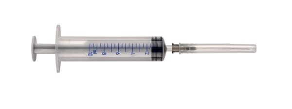 Шприц 10 мл Arterium 3-х компонентний з голкою 21G (0,8 x 38 мм), 1 штука