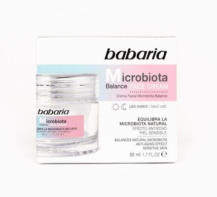 Крем для обличчя Babaria Microbiota Balance для чутливої шкіри, 50 мл