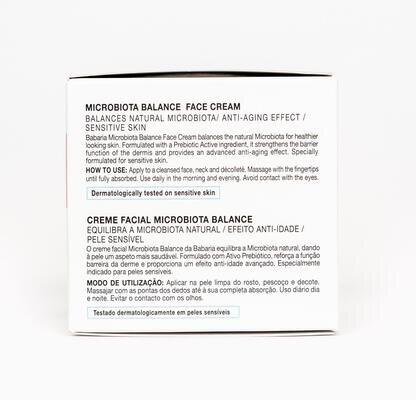Крем для обличчя Babaria Microbiota Balance для чутливої шкіри, 50 мл