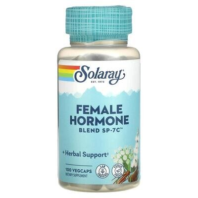 Жіночий гормон Solaray Female Hormone Blend SP-7C, 100 капсул