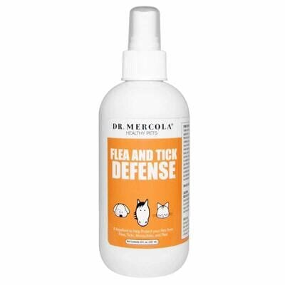 Спрей від паразитів для тварин Dr. Mercola Flea and Tick Defense, 237 мл