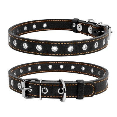 Нашийник Collar 01511 безрозмірний, ширина 20 мм, обхват шиї 50 см, чорний