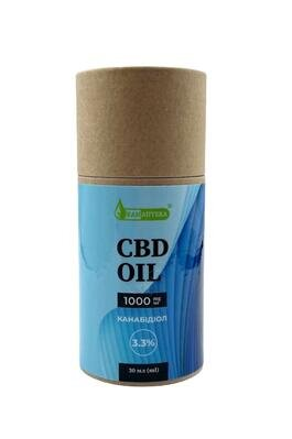 CBD-олія Канаптека Канабідіол 3,3% 1000 мг по 30 мл у флаконі