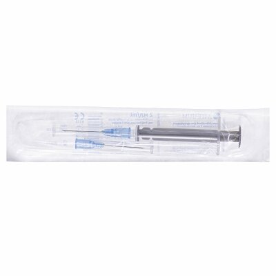 Шприц 2 мл Arterium 2-х компонентний з двома голками 23G (0,6 х 25 мм), 1 штука