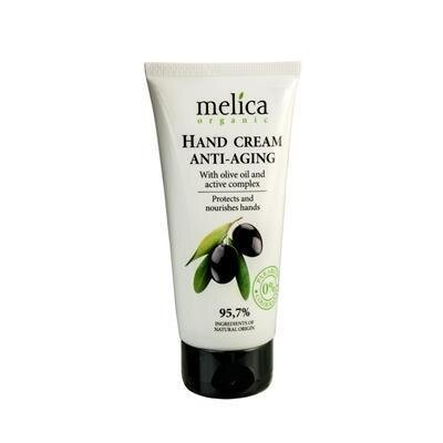 Крем для рук Melica Organic омолоджуючий з оливковою олією, 100 мл