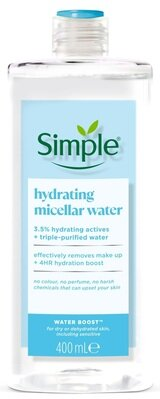 Міцелярна вода Simple Water Boost Micellar Cleansing Water, 400 мл