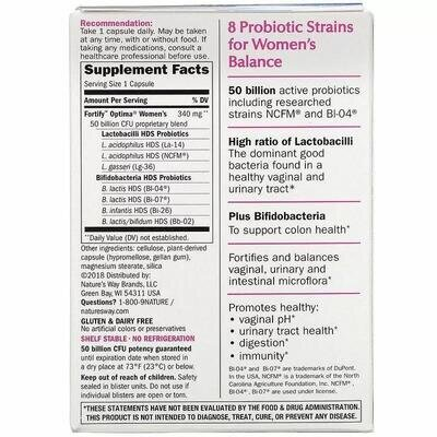 Пробіотик для жінок Nature's Way Primadophilus Optima Women's Probiotic 50 billion, 30 капсул