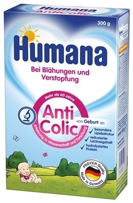 Суміш суха молочна Humana AC Expert при дитячих коліках та запорах, 300 г