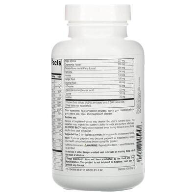 Комплекс при стресі Source Naturals Hi-Stress B & C, 120 таблеток