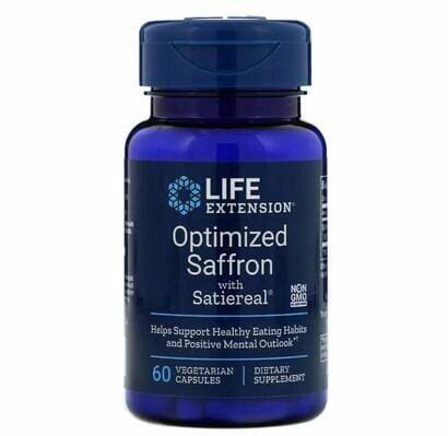 Шафран Life Extension Optimized Saffron with Satiereal, 60 капсул