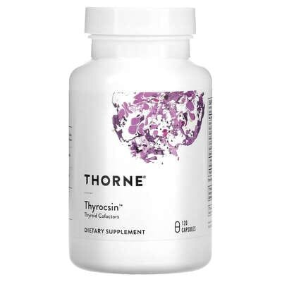 Підтримка щитовидної залози Thorne Research Thyrocsin капсули №120