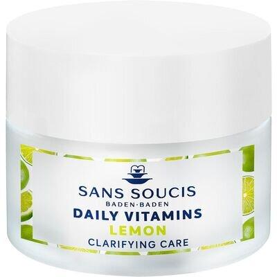 Крем-догляд Sans Soucis Daily Vitamins очищуючий Лимон для комбінованої шкіри, 50 мл