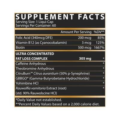 Жироспалювач Nutrex Research Lipo-6 Black Hers Ultra Concentrate, 60 капсул