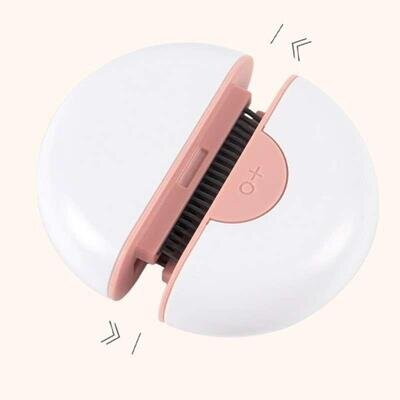 Дешеддер M-Pets 2in1 Mini Pet Comb для собак та котів, для довгошерстних порід, рожевий, 9х9х3 см